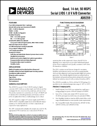 Click here to download AD9259-50EB Datasheet