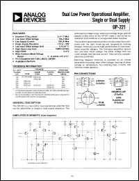 Click here to download OP-221 Datasheet