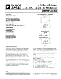 Click here to download ADG1608 Datasheet
