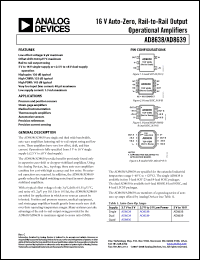 Click here to download AD8638ARZ-REEL7 Datasheet