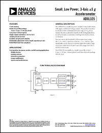 Click here to download ADXL325BCPZ Datasheet