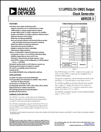 Click here to download AD9520-5BCPZ Datasheet