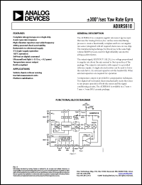Click here to download ADXRS610BBGZ Datasheet