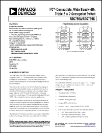 Click here to download ADG799GBCPZ-REEL Datasheet