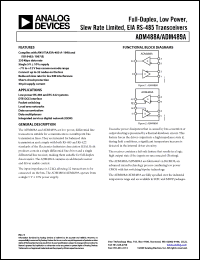 Click here to download ADM489ABRMZ Datasheet