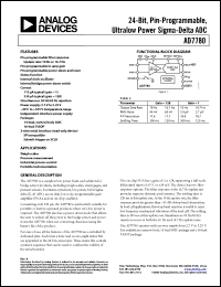 Click here to download AD7780BRZ Datasheet