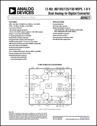 Click here to download AD9627PCB Datasheet