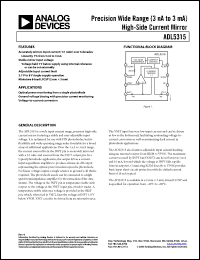 Click here to download ADL5315ACPZ-WP Datasheet