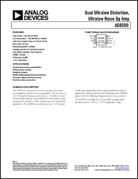 Click here to download AD8599 Datasheet