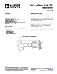 Click here to download EVAL-ADXL326Z Datasheet