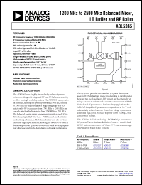 Click here to download ADL5365ACPZ-R7 Datasheet