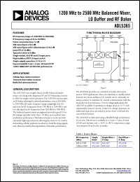 Click here to download ADL5365-EVALZ Datasheet