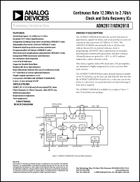 Click here to download ADN2818ACP Datasheet