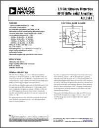 Click here to download ADL5561-EVALZ Datasheet