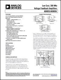 Click here to download AD8056ARZ-REEL Datasheet