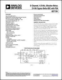 Click here to download AD7194BCPZ Datasheet