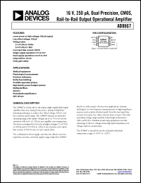 Click here to download AD8667ARZ Datasheet