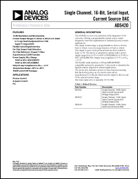Click here to download AD5420 Datasheet