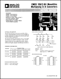 Click here to download AD7521KD Datasheet