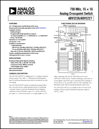 Click here to download ADV3226ACPZ Datasheet