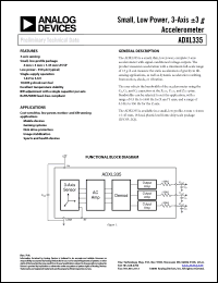 Click here to download ADXL335 Datasheet
