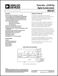 Click here to download EVAL-ADXL345Z1 Datasheet
