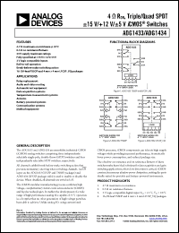 Click here to download ADG1433YCPZ-REEL7 Datasheet