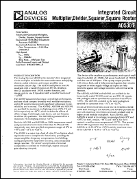 Click here to download AD530H Datasheet