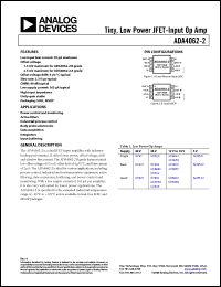 Click here to download ADA4062-2BRZ-R7 Datasheet