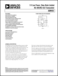 Click here to download ADM483JR-REEL Datasheet