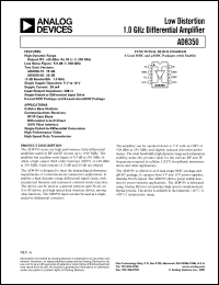 Click here to download AD8350ARM15-REEL Datasheet
