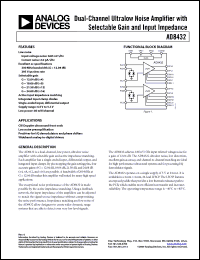 Click here to download AD8432ACPZ-R7 Datasheet