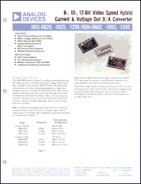 Click here to download HDS-1025 Datasheet