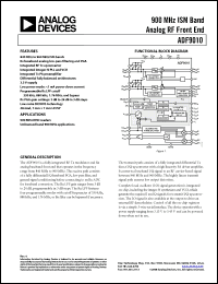 Click here to download ADF9010BCPZ-RL7 Datasheet