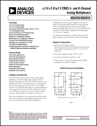 Click here to download ADG659YCPZ1 Datasheet