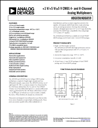 Click here to download ADG659YCPZ-REEL71 Datasheet