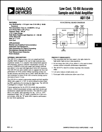 Click here to download AD1154BW Datasheet