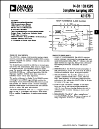 Click here to download AD1679JD Datasheet