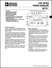 Click here to download AD1779KN Datasheet