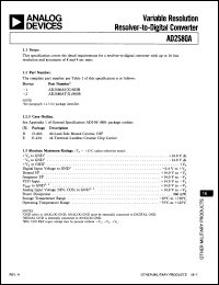 Click here to download AD2S80TE/883B Datasheet