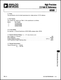 Click here to download AD580TCHIPS Datasheet