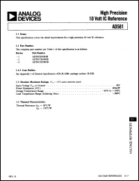 Click here to download AD581LH/+ Datasheet