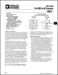 Click here to download AD636KCHIPS Datasheet