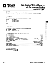 Click here to download AD674ATD Datasheet