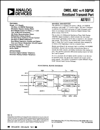 Click here to download AD7011ARS-REEL Datasheet