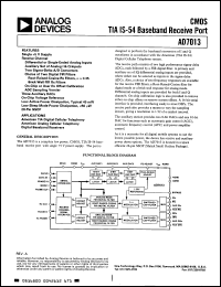 Click here to download AD7013ARS-REEL Datasheet