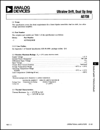 Click here to download AD708JCHIPS Datasheet