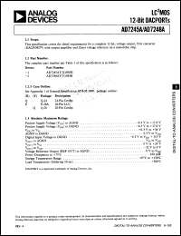 Click here to download AD7245SQ/883B Datasheet