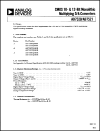 Click here to download AD7521TQ/883B Datasheet