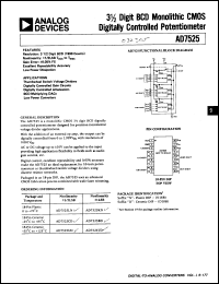 Click here to download AD7525UD/883B Datasheet